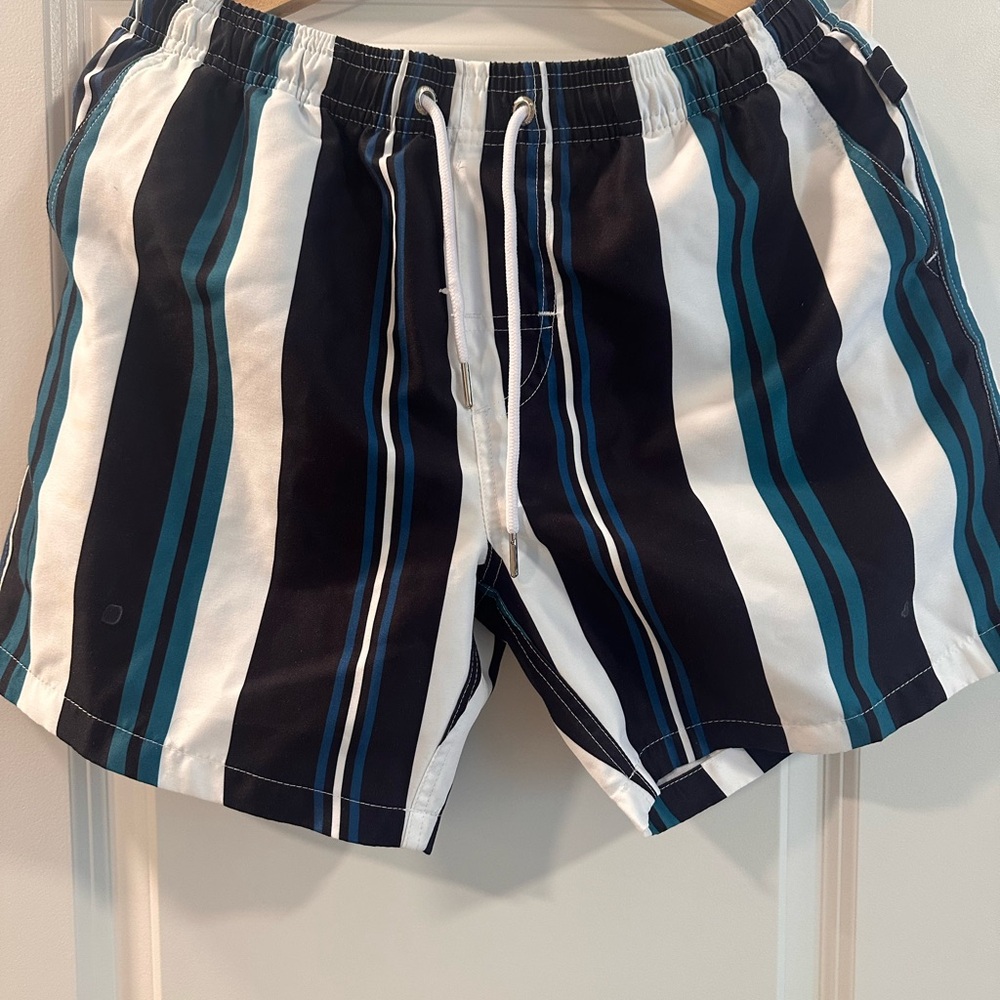 Stylish Striped Swim Trunks for Men